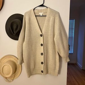 H&M Long Knit Cardigan